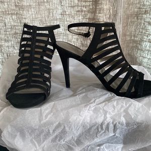 Worthington loomer open toe stiletto 8.5